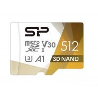 Карта памяти 512GB Silicon Power Superior Pro A1, microSDXC Class 10 UHS-I U3 Colorful 100/80 Mb/s (SD адаптер) SP512GBSTXDU3V20AB