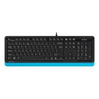 Клавиатура A4Tech черно-синяя, USB FK10 BLUE