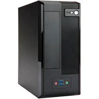 Корпус mini-ITX In Win 6115718 черный Slim Desktop 160W (80mm fan, USB 3.0x2, Audio), BM677BL
