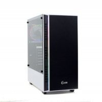 Корпус ATX Powercase CADW-F2A1 черно-белый, без БП, с окном, USB 3.0, 2*USB 2.0, audio Alisio D3