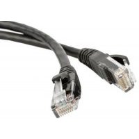 Кабель патч-корд UTP 5e кат. 20м. TWT TWT-45-45-20-BK