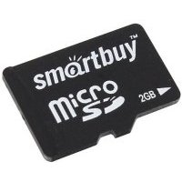 Карта памяти 2GB SmartBuy MicroSD, без адаптера SB2GBSD-00