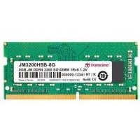 Модуль памяти SODIMM DDR4 8GB Transcend 3200MHz Non-ECC 1Rx8 CL22 1,2V JM3200HSB-8G