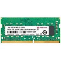 Модуль памяти SODIMM DDR4 16GB Transcend JetRam PC4-25600 3200MHz CL22 1.2V JM3200HSE-16G