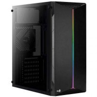 Корпус ATX AeroCool 4718009158047 черный, без БП, с окном, USB 3.0, 2*USB 2.0, audio Split
