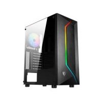 Корпус ATX MSI tempered glass, 1x120mm ARGB 1x120mm system fans inc MAG VAMPIRIC 100R