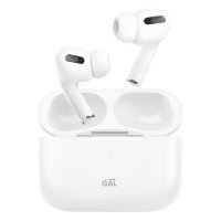 Наушники с микрофоном Gal , Bluetooth, вкладыши, белый TW-4800