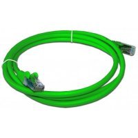 Патч-корд RJ45 - RJ45, 4 пары, FTP, категория 6A, 1.5 м, зеленый, LSZH, LANMASTER LAN-PC45/S6A-1.5-GN LAN-PC45/S6A-1.5-GN