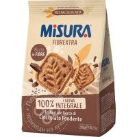 Печенье Misura Fibrextra с кусочками темного шоколада 290г 
