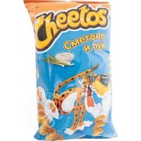 Снеки кукурузные Cheetos Сметана и лук 85г 
