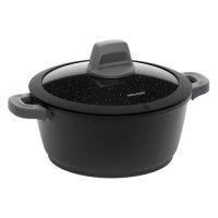 Кастрюля NADOBA Dara , 2.4л, с крышкой, черный 729112