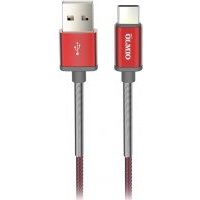 Кабель HD USB 2.0 - USB Type-C, 2.1А (red)
