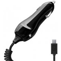 Автомобильное зарядное устройство Deppa 22124 2.1A microUSB черный