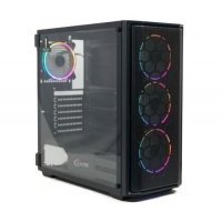 Корпус eATX Powercase CAMB-A4 черный, без БП, с окном, USB 3.0, 2*USB 2.0, audio Attica Mesh M4 ARGB