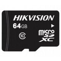 Карта памяти 64GB HIKVISION microSDXC Class С10 95MB/s/24MB/s для видеонаблюдения HS-TF-L2/64G