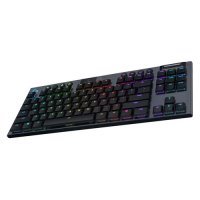 Клавиатура LOGITECH G915 TKL Lightspeed, USB, Bluetooth/Радиоканал, черный [920-009536] 920-009536
