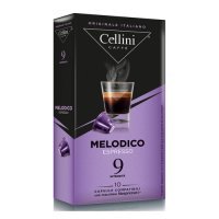 Кофе капсульный CELLINI Melodico Espresso, капсулы, совместимые с кофемашинами NESPRESSO® Melodico
