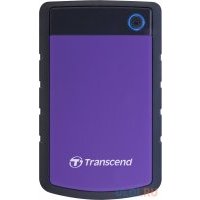 Внешний жесткий диск 2.5" USB3.0 1 Tb Transcend StoreJet 25H TS1TSJ25H3P черный/фиолетовый 