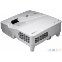 Проектор NEC UM301W (UM301WG+WM, UM301WG+WK) 3хLCD, 3000 ANSI Lm, WXGA, ультра-короткофокусный 0.36:1, 4000:1, HDMI IN x2, USB(A)х2, RJ45, RS232, 20W mono, 5.5 кг, настенный крепёж NP04WK