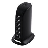 Зарядное устройство сетевое Red Line УТ000018571 6 USB, 6А черный NT-7