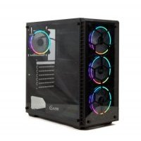 Корпус eATX Powercase CAGB-A4 черный, без БП, с окном, USB 3.0, 2*USB 2.0, audio Attica G TG ARGB