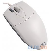 Мышь проводная A4TECH OP-620D белый USB 