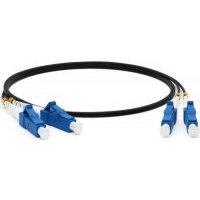 Кабель патч-корд волоконно-оптический Hyperline FC-D2-9-LC/UR-LC/UR-H-3M-LSZH-BK