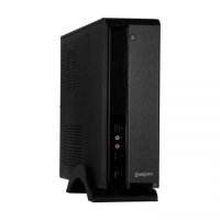 Корпус mATX Exegate EX268688RUS черный, БП 300W с вент. 8см, 2*USB, аудио MI-207