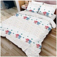 Постельное белье Letto Котики (3 предмета) kotiki_new_uz50