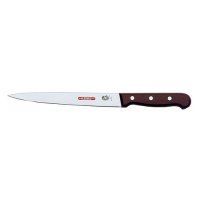 Нож кухонный Victorinox Rosewood (5.3700.16) стальной филейный лезв.160мм прямая заточка коричневый 5.3700.16