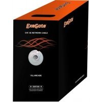 Кабель витая пара UTP 6 кат. 4 пары Exegate UTP4-C6-CU-S23-IN-PVC-GY-305