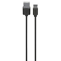 Кабель для сотового телефона InterStep Type-C-USB-A USB 2.0 черный 1м