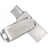 USB Flash накопитель 128GB SanDisk Ultra Dual Drive Luxe (SDDDC4-128G-G46) USB 3.0 + Type C (OTG) Серый Ultra Dual Drive Luxe USB 3.1 128GB