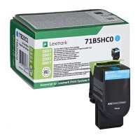 Картридж Lexmark 71B5HC0, 3500 стр, голубой 71B5HC0 (голубой)