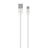 Кабель для сотового телефона InterStep Type-C-USB-A USB 2.0 белый 1м