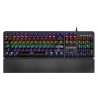 Клавиатура DEFENDER Reborn GK-165DL, USB, c подставкой для запястий, черный [45165] 45165