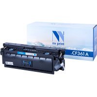 Картридж для лазерного принтера NV Print голубой, совместимый NV-CF361AC (голубой)