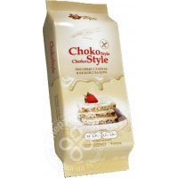 Слайсы рисовые Choko Style в белой глазури 68г 