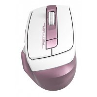мышь fstyler fg35 розовый/белый
