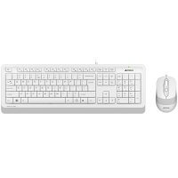 клавиатура + мышь fstyler f1010 (белый/серый)