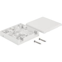 Розетка Lanmaster LAN-SBF2-WH