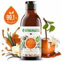 Гель для душа Synergetic "Карамельное яблоко и ваниль", 380мл
