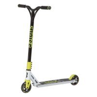 Самокат Novatrack Pixel Bl трюковый 2-кол. белый/лимонный (110A.PIXEL.WLM20) 110A.PIXEL.WLM20