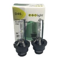 Лампа автомобильная ксеноновая EGOLIGHT D4S 4300K, D4S, 23000В, 35Вт, 4300К, 2шт [d4s4300k] D4S4300K