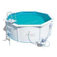 Бассейн Bestway Hydrium каркасный металл 7630л d300см серый (56566 BW) 56566 BW