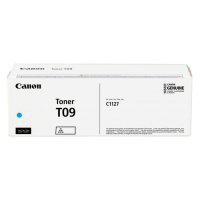 Тонер CANON T09 CY, для i-SENSYS X C1127iF, C1127i, C1127P, голубой, туба 3019C006