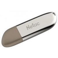 Флешка Netac U352 USB 2.0 8 ГБ, 1 шт., серебристый/коричневый U352