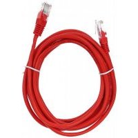 Патч-корд литой Aopen Qust UTP 5е 3м красный <ANP511_3M_R> 