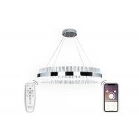 Люстра светодиодная Natali Kovaltseva LED НИМБЫ Innovation style 83014, 160 Вт, кол-во ламп: 1 шт., цвет: хром Innovation Style