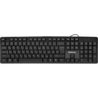 Клавиатура проводная Defender HB-440 USB черный HB-440